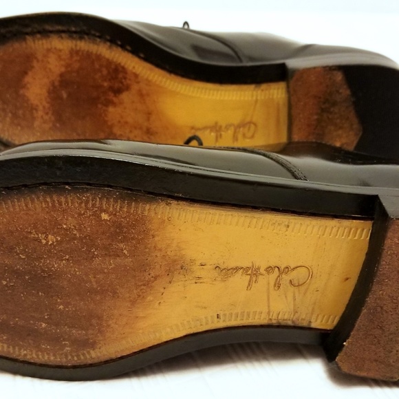 EUC. Cole Haan Wing Tip High Gloss Size 10D - Picture 8 of 8